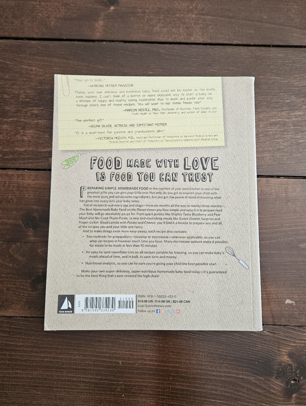 The Best Homemade Baby Food on The Planet by Karin Knight Paperback - Picture 10 of 10